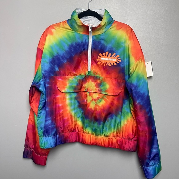 Nickelodeon Jackets & Coats Nickelodeon Tyedye Windbreaker Poshmark
